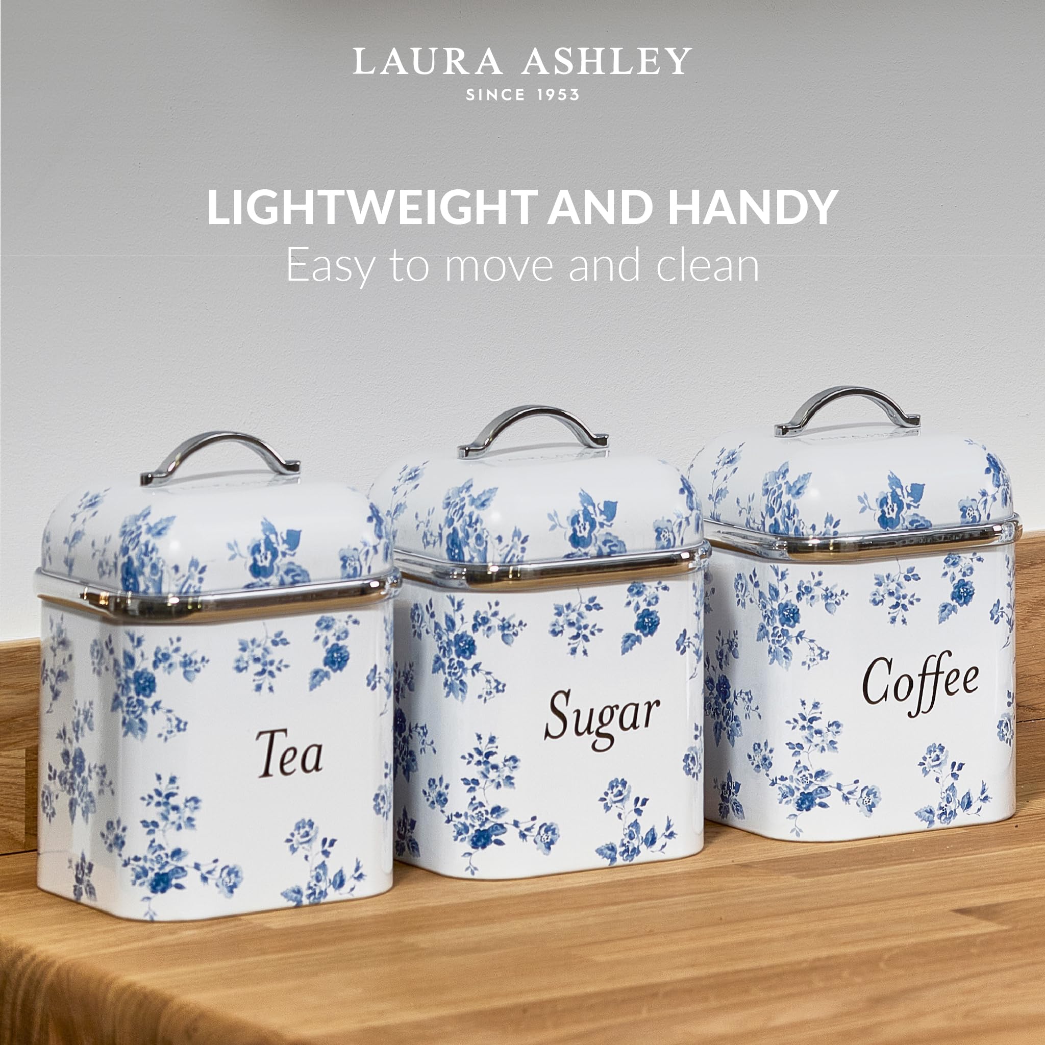 Amazon｜Laura Ashley VQ キャニスター3点セット - チャイナローズ